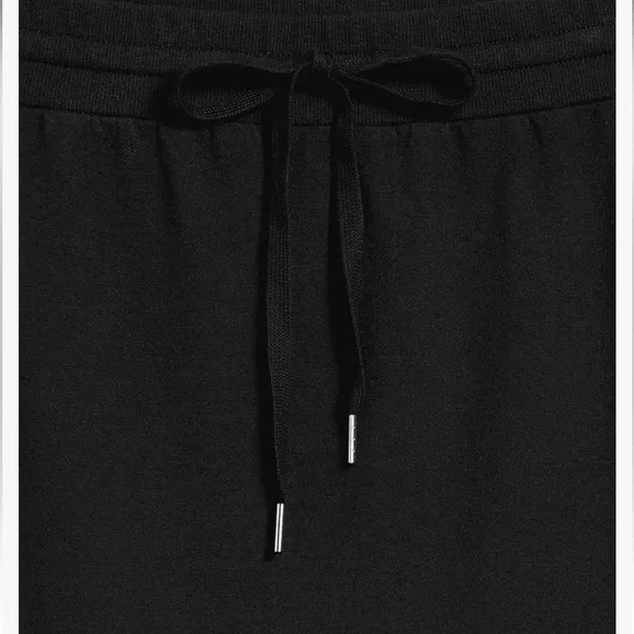 Daily ritual-Women's Terry Cotton and Modal Drawstring Sweatshirt Skirt - Picture 4 of 14